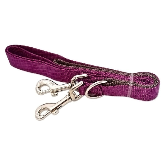 Positively Double-Connection Training Leash - Purple