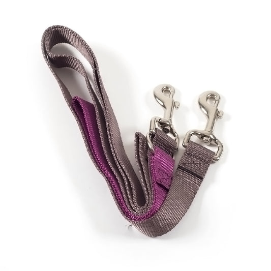 Positively Double-Connection Training Leash - Grey
