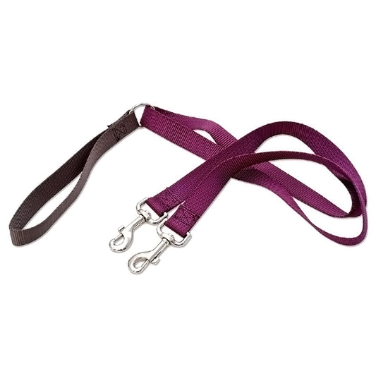 Positively Double-Connection Training Leash - Purple